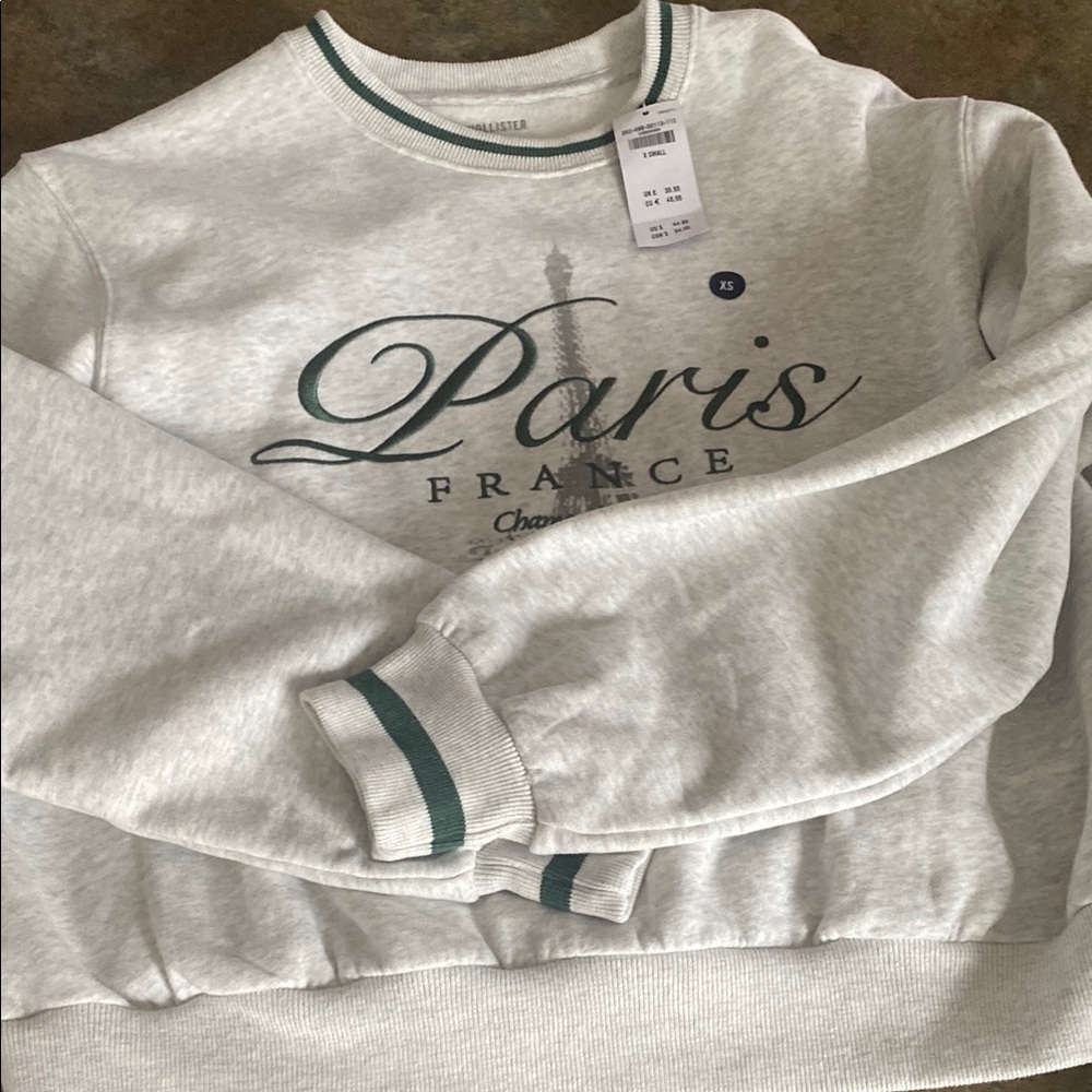 Gray Paris France Sweatshirt